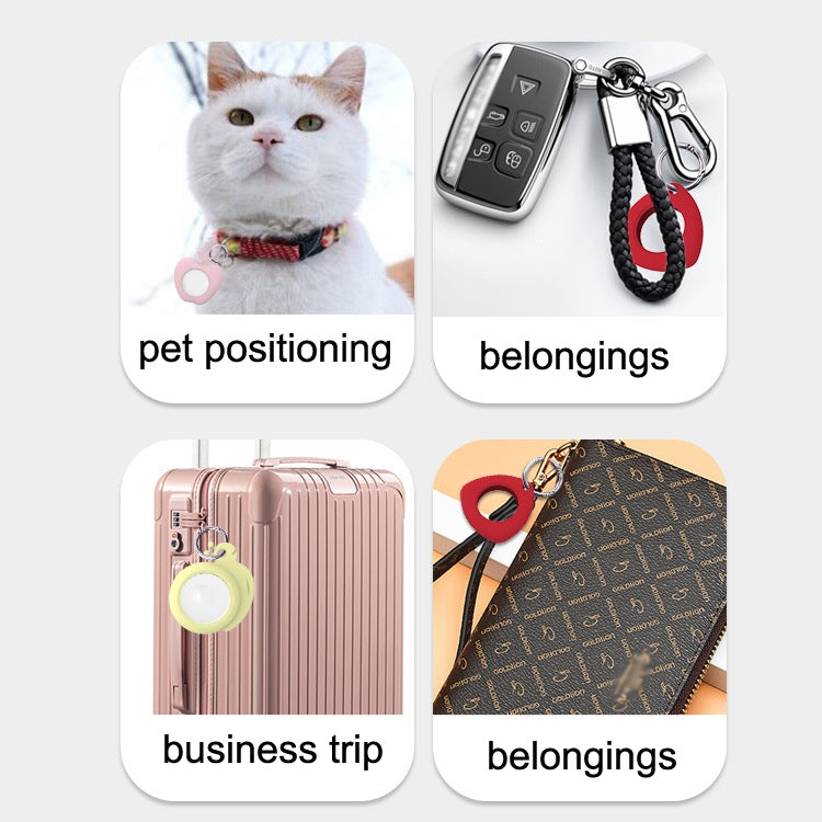 3 Unidades de Capa em Silicone para Localizador Anti-perda para AirTag 2ª Geração / AirTag 1ª Geração Versão Apple