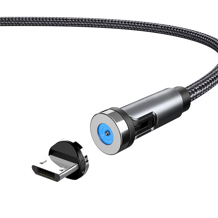 CC56 Tampa Anti-Pó Rotativa com Fio Magnético, Comprimento do Cabo: 2m, Cabeça Android 2m, Micro USB 2m, Cabeça Tipo-C 2m, Cabeça 8Pin 2m, Cabo 2m + Três Cabeças, 2m + 8Pin + Tipo-C/USB-C + Micro USB, Cabo 2m