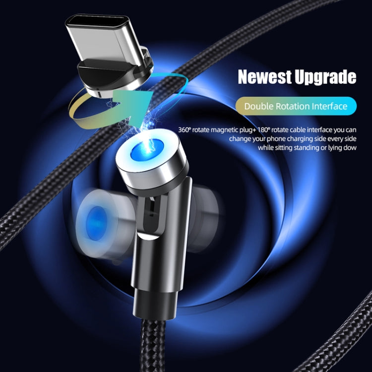 CC56 Tampa Anti-Pó Rotativa com Fio Magnético, Comprimento do Cabo: 2m, Cabeça Android 2m, Micro USB 2m, Cabeça Tipo-C 2m, Cabeça 8Pin 2m, Cabo 2m + Três Cabeças, 2m + 8Pin + Tipo-C/USB-C + Micro USB, Cabo 2m