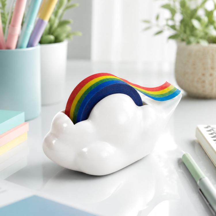 Cortador de Borracha para Fita Arco-íris Creative Cloud, Fita Arco-íris