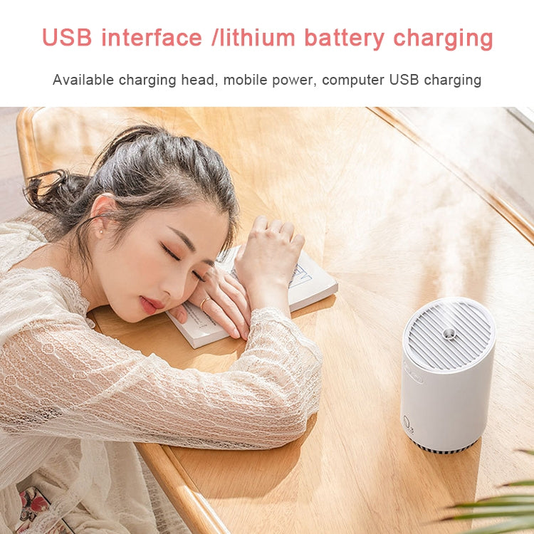 Humidificador Sem Fios Q3 Mini USB Recarga Purificador de Ar Portátil