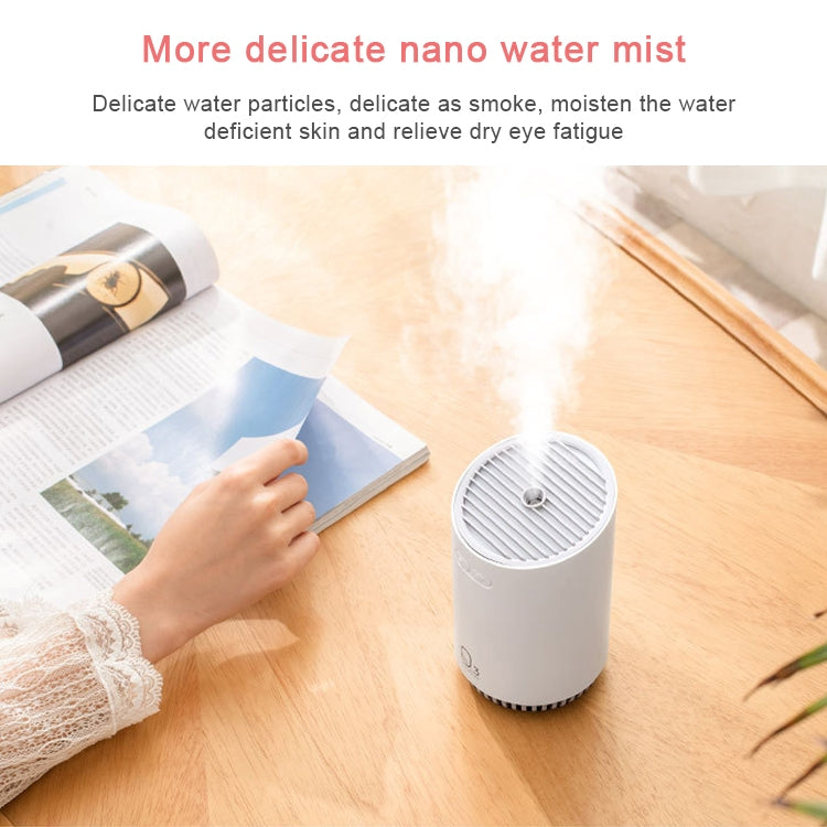 Humidificador Sem Fios Q3 Mini USB Recarga Purificador de Ar Portátil