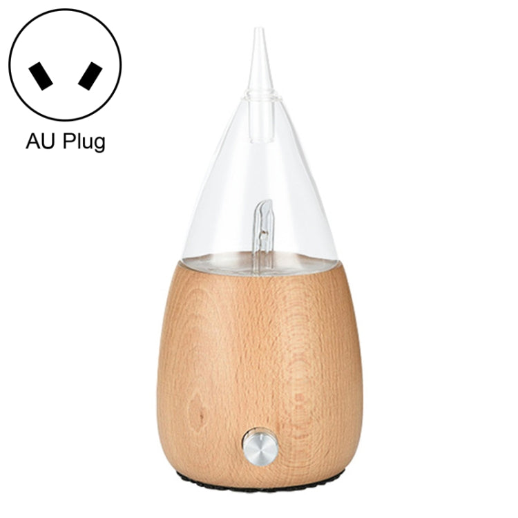Difusor Sem Água Spray de Óleo Essencial Aromaterapia em Madeira e Vidro Humidificador de Ar, Plug AU, Plug UK, Plug EU