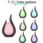 200ml Ultrasound Air Humidifier Aroma Essential Oil Diffuser 7 Colors LED Night Light Cool Mist Maker, UK  Plug, EU Plug