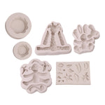 2 Peças de Moldes de Silicone 3D em Forma de Animais para Fondant, Bolos e Biscoitos, Forma 3D de Animal (Leão)