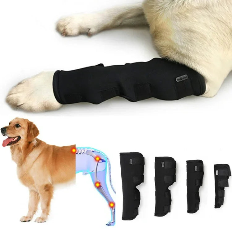 Suporte para Articulação do Cão DogLemi PD60041, Envolvente de Compressão para Perna Traseira, Protege Feridas e Lesões, S, M, L, XL