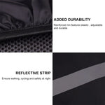 Capa de Chuva para Mochila Refletora, Impermeável e à Prova de Poeira, Portátil e Ultraligeira para Bolsa de Ombro, XS, S, M, L, XL