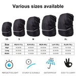 Capa de Chuva para Mochila Refletora, Impermeável e à Prova de Poeira, Portátil e Ultraligeira para Bolsa de Ombro, XS, S, M, L, XL
