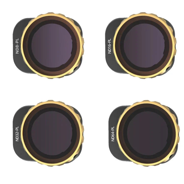 Filtros para Câmara JSR Para Mini 3 Pro, 3 em 1 CPL+ND8+ND16, 4 em 1 Estrela+CPL+ND8+ND16, 4 em 1 ND8+ND16+ND32+ND64, 4 em 1 ND8-PL+ND16-PL+ND32-PL+ND64-PL, 6 em 1 UV+CPL+ND8+ND16+ND32+ND64