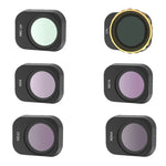 Filtros para Câmara JSR Para Mini 3 Pro, 3 em 1 CPL+ND8+ND16, 4 em 1 Estrela+CPL+ND8+ND16, 4 em 1 ND8+ND16+ND32+ND64, 4 em 1 ND8-PL+ND16-PL+ND32-PL+ND64-PL, 6 em 1 UV+CPL+ND8+ND16+ND32+ND64