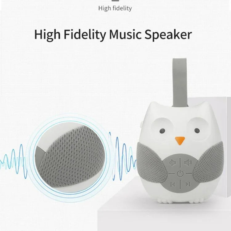 Brinquedo de Caixa de Música Coruja Suave para Bebé com Sino Suspenso ao Lado da Cama, Caixa de Música Coruja