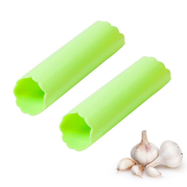 2 Peças de Prensa de Alho para Cozinha Descascador de Alho que Não Machuca a Mão Descascador de Alho em Silicone, Verde, Vermelho, Azul