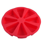 Molde de Silicone DIY Triângulo de Oito Pontas Molde de Bolo de Silicone Ferramenta para Cozinha, Entrega de Cor Aleatória, Molde Triângulo de Oito Pontas