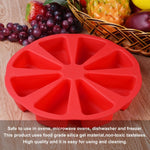 Molde de Silicone DIY Triângulo de Oito Pontas Molde de Bolo de Silicone Ferramenta para Cozinha, Entrega de Cor Aleatória, Molde Triângulo de Oito Pontas