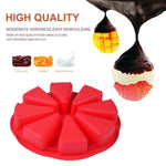 Molde de Silicone DIY Triângulo de Oito Pontas Molde de Bolo de Silicone Ferramenta para Cozinha, Entrega de Cor Aleatória, Molde Triângulo de Oito Pontas
