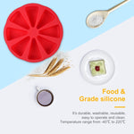 Molde de Silicone DIY Triângulo de Oito Pontas Molde de Bolo de Silicone Ferramenta para Cozinha, Entrega de Cor Aleatória, Molde Triângulo de Oito Pontas