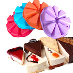 Molde de Silicone DIY Triângulo de Oito Pontas Molde de Bolo de Silicone Ferramenta para Cozinha, Entrega de Cor Aleatória, Molde Triângulo de Oito Pontas