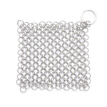 Escova de Limpeza para Panelas Quadrada em Ferro Fundido de Aço Inoxidável Esfregão para Utensílios Domésticos de Cozinha, 4×4 polegadas, 5×5 polegadas, 6×6 polegadas, 7×7 polegadas, 8×8 polegadas, 8×6 polegadas