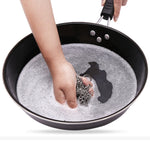 Escova de Limpeza para Panelas Quadrada em Ferro Fundido de Aço Inoxidável Esfregão para Utensílios Domésticos de Cozinha, 4×4 polegadas, 5×5 polegadas, 6×6 polegadas, 7×7 polegadas, 8×8 polegadas, 8×6 polegadas