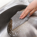 Escova de Limpeza para Panelas Quadrada em Ferro Fundido de Aço Inoxidável Esfregão para Utensílios Domésticos de Cozinha, 4×4 polegadas, 5×5 polegadas, 6×6 polegadas, 7×7 polegadas, 8×8 polegadas, 8×6 polegadas