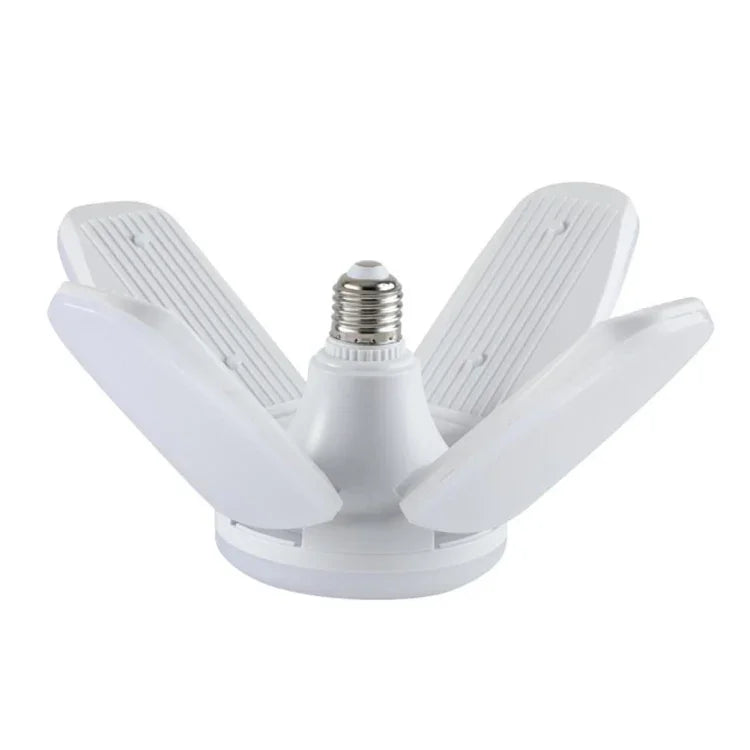 Lâmpada Doméstica Dobrável 60W 5 Pétalas 235 LEDs SMD 2835, AC 120-265V, E27 Branco Frio, B22 Branco Frio