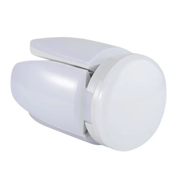 Lâmpada Doméstica Dobrável 60W 5 Pétalas 235 LEDs SMD 2835, AC 120-265V, E27 Branco Frio, B22 Branco Frio