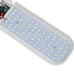 Lâmpada Doméstica Dobrável 60W 5 Pétalas 235 LEDs SMD 2835, AC 120-265V, E27 Branco Frio, B22 Branco Frio