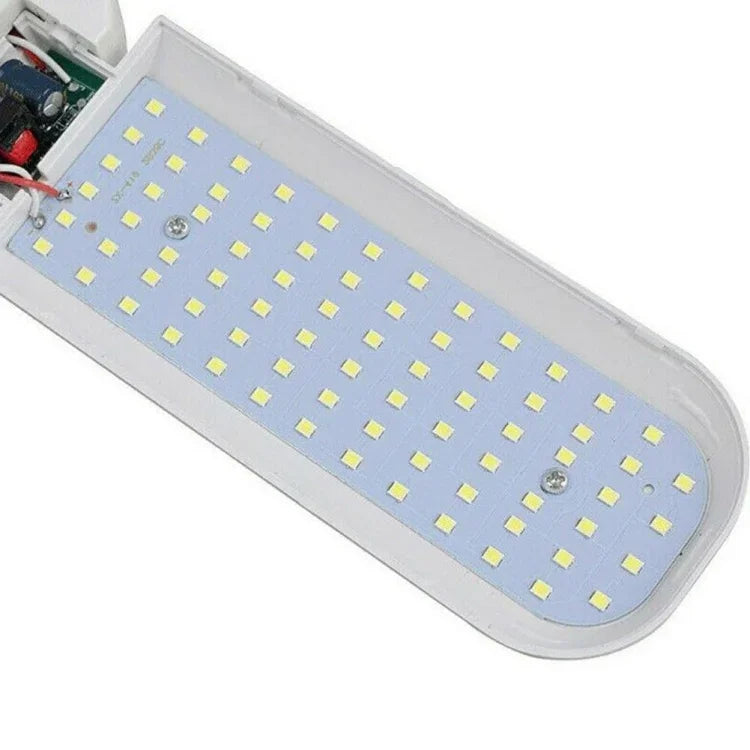 Lâmpada Doméstica Dobrável 60W 5 Pétalas 235 LEDs SMD 2835, AC 120-265V, E27 Branco Frio, B22 Branco Frio