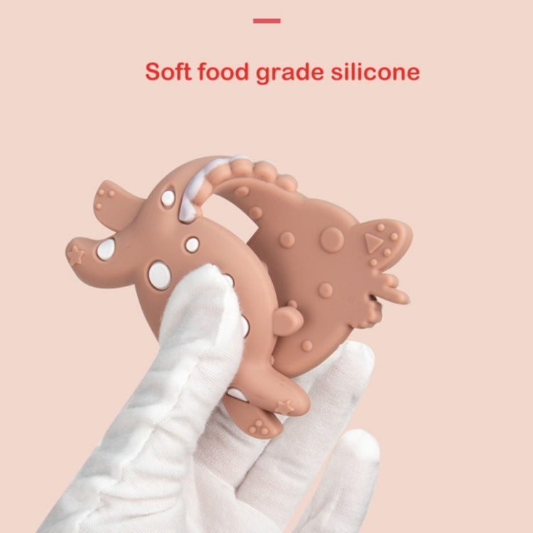 Mordedor de Bebé com Desenho de Cervo Treino para Mordedura Vara de Molar Brinquedo de Silicone Suprimentos para Mãe e Bebé, Cervo Rosa, Cervo Azul, Cervo Castanho