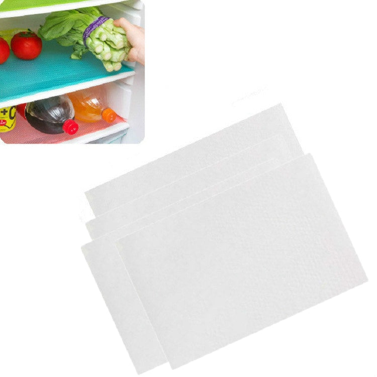 Conjunto de 4 PCS Tapete de Frigorífico Ecológico, Impermeável, Lavável, Antibacteriano e Antifouling, Branco Transparente, Verde Transparente, Rosa Transparente, Azul Transparente, Azul, Verde, Rosa