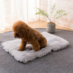 Almofada Universal Quadrada de Pelúcia Quente para Outono e Inverno para Gato e Cão, S, XL, L