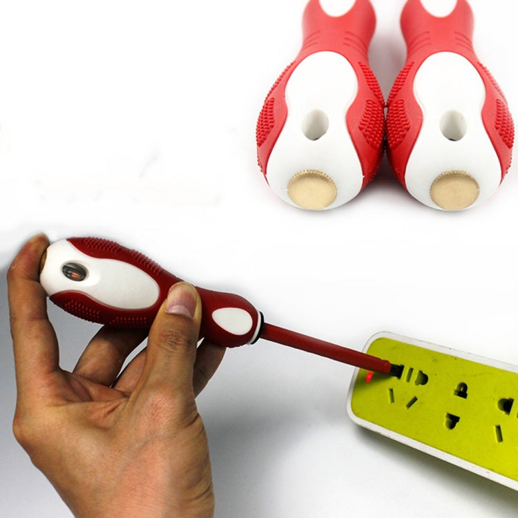 Caneta de Teste Dupla Utilização 100-500V, Caneta de Teste Eletrónica Multifuncional, Chave de Fendas para Eletricista, Caneta Elétrica