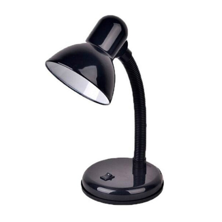 Lâmpada de Secretária Vintage de Ferro com LED, Interruptor de Botão, Luz de Leitura com Proteção Ocular