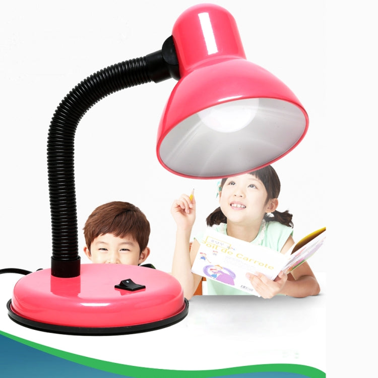 Lâmpada de Secretária Vintage de Ferro com LED, Interruptor de Botão, Luz de Leitura com Proteção Ocular