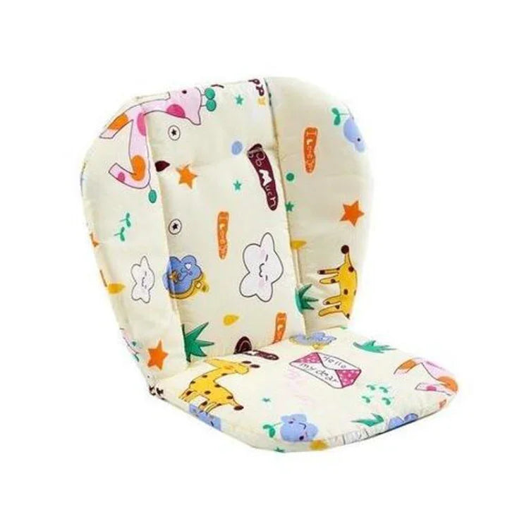 Almofada de Algodão para Carrinho de Bebé Universal Almofada Antichoque Grossa e Quente para Cadeira de Refeição de Bebé no Outono e Inverno, Animal Azul, Urso Azul, Urso Rosa, Ovelha Cinzenta
