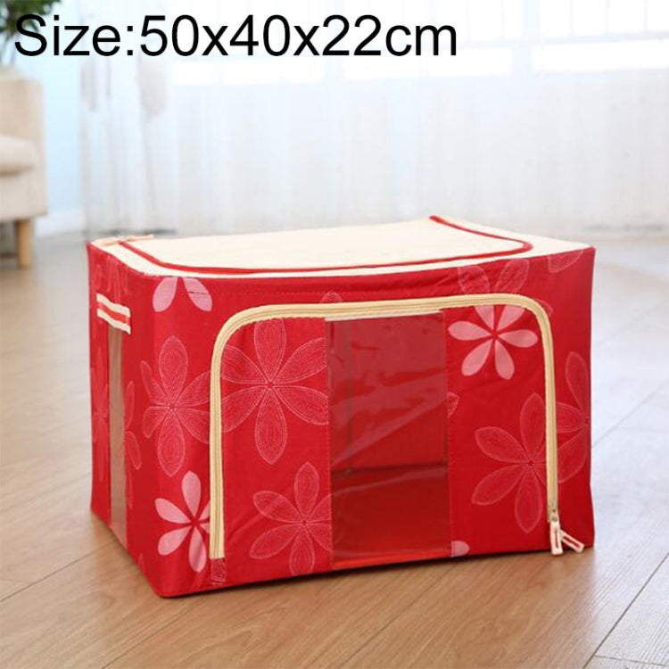 Caixa de Armazenamento Dobrável em Tecido Não Tecido com Fecho à Prova de Humidade para Roupa, 44L 50x40x22cm, 55L 50x40x28cm, 66L 50x40x33cm, 80L 60x40x32cm, 100L 60x42x40cm, 125L 70x42x40cm