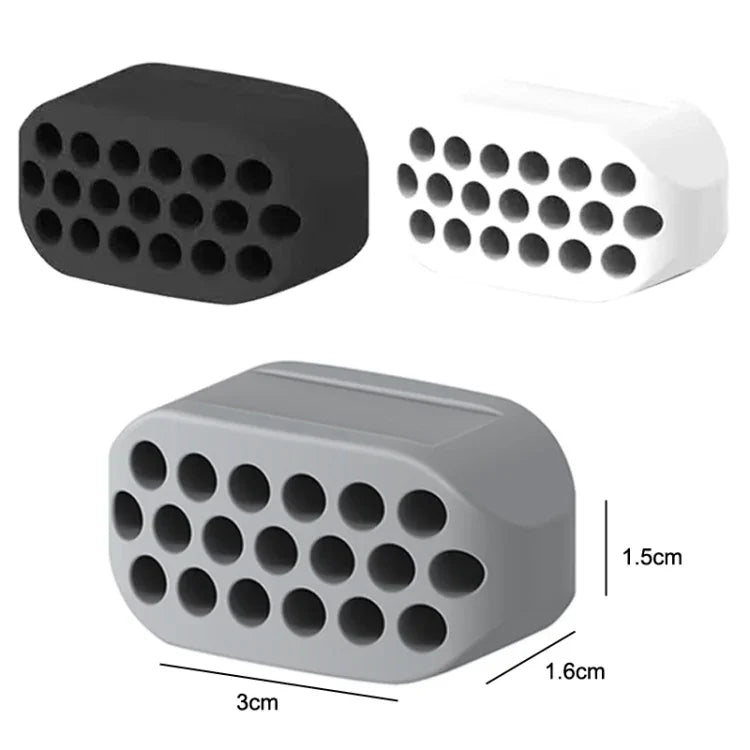 3 UN Bola Masseter de 4ª Geração, Treinador Mandibular, Treinador de Músculos Faciais, Dispositivo de Elevação Facial em Silicone, 4ª Geração (Branco), 4ª Geração (Preto), 4ª Geração (Cinza)
