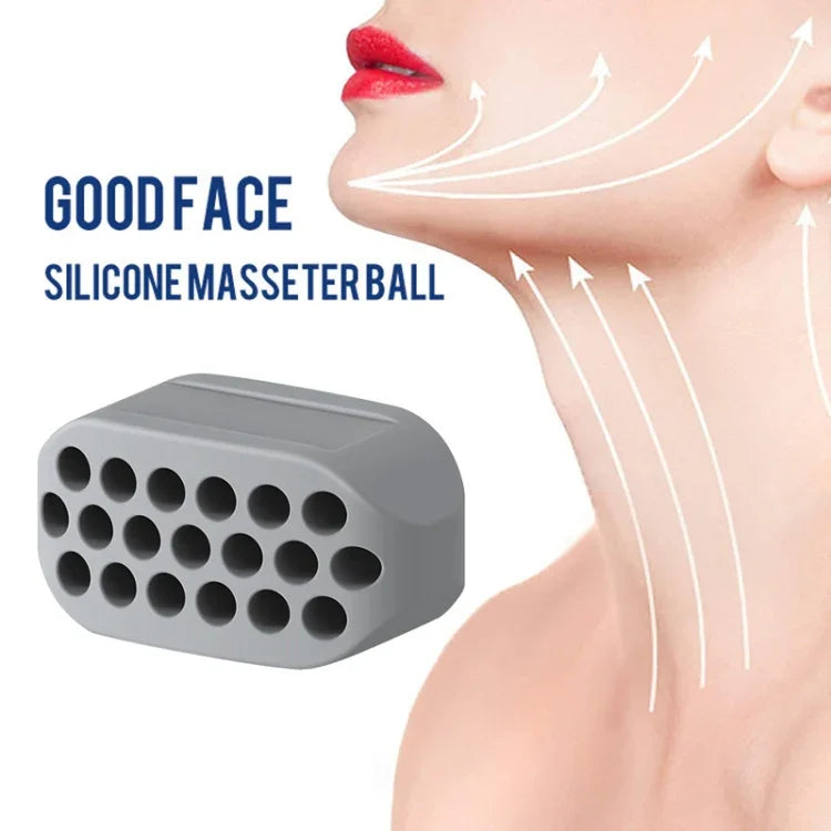 3 UN Bola Masseter de 4ª Geração, Treinador Mandibular, Treinador de Músculos Faciais, Dispositivo de Elevação Facial em Silicone, 4ª Geração (Branco), 4ª Geração (Preto), 4ª Geração (Cinza)