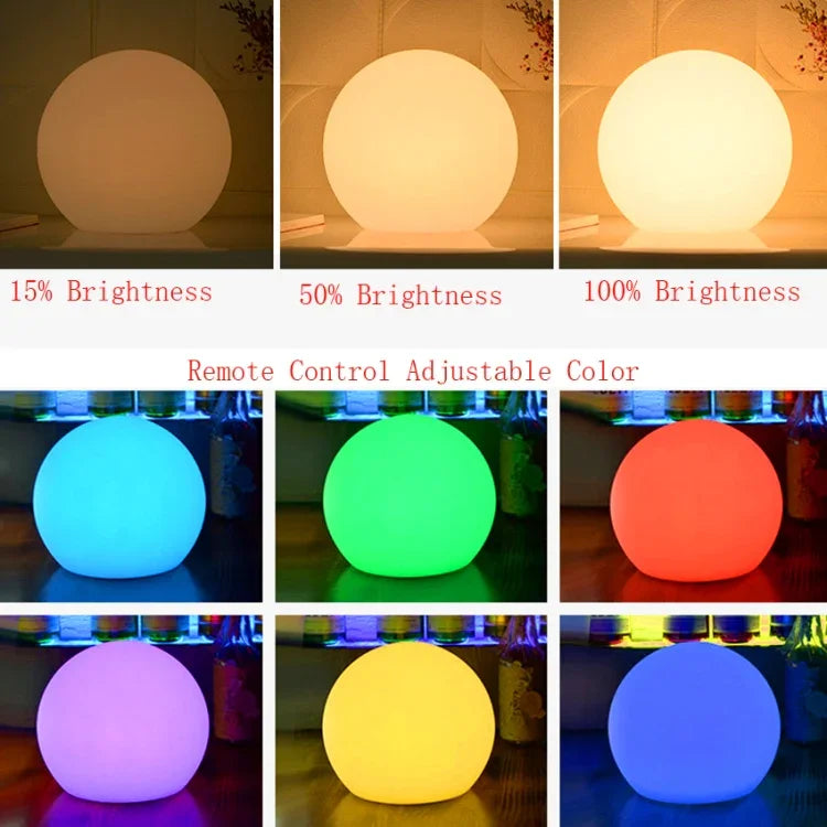 Lâmpada de Pé para Sala de Estar com Dimerização por Controlo Remoto LED Criativa para Quarto Luz Decorativa de Cabeceira, 200mm, 250mm