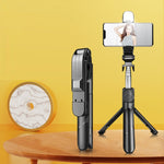 Mini tripé Bluetooth para selfies ao vivo, XT02P, XT02S, XT02SP