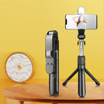 Mini tripé Bluetooth para selfies ao vivo, XT02P, XT02S, XT02SP