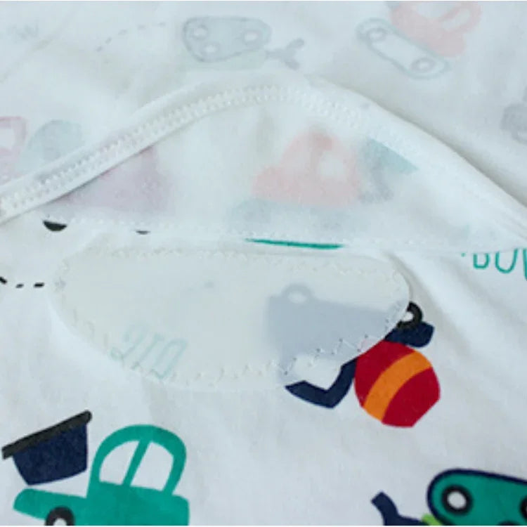 Conjunto de Primavera e Verão para Bebé em Algodão Sacos Toalhas Sacos de Dormir Chapéu de Tecido Tricotado, S (50x70 CM), L (60x75 CM)
