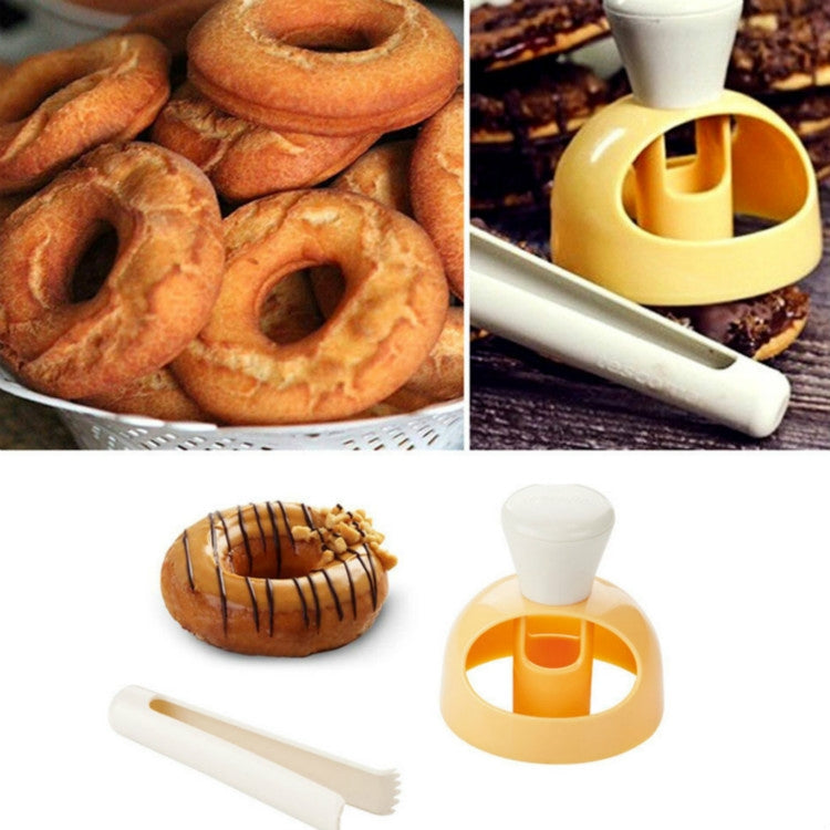 Molde DIY para Donuts Ferramenta de Cozinha Plástica para Fondant, Molde DIY para Donuts