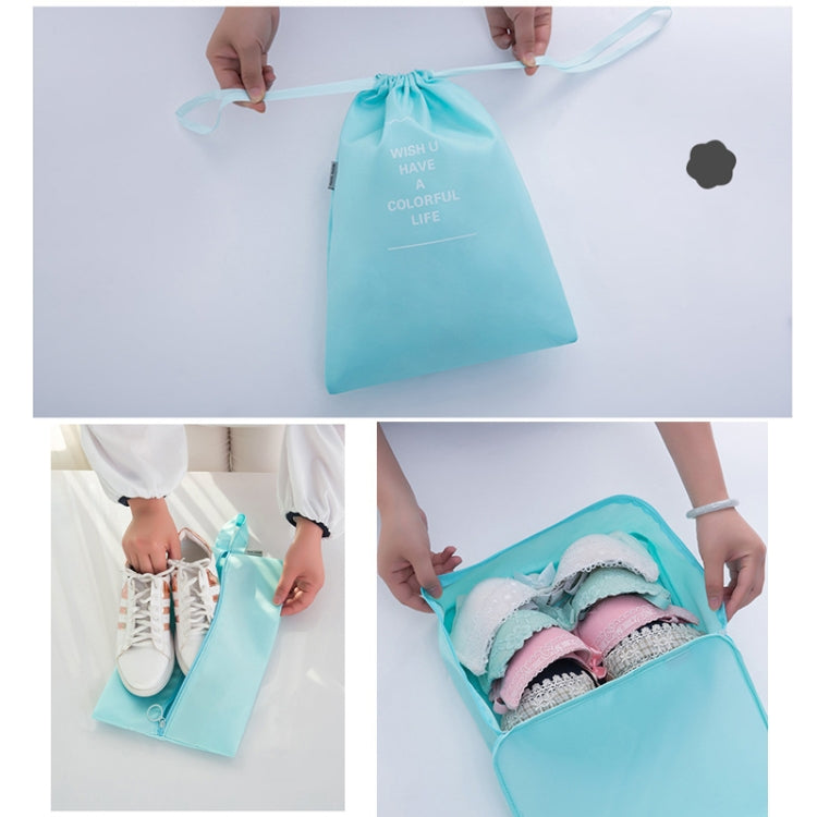 Conjunto de Sacos de Armazenamento de Viagem Sacos Dobráveis, 10 em 1