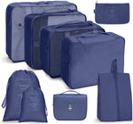 Travel Storage Bag Set Folding Storage Bag, 7 In 1, 8 In 1 Beam Mouth, 8 In 1 Cosmetic Bag, 8 In 1 Toiletry Bag, 9 In 1 Cosmetic Bag, 9 In 1 Toiletry Bag