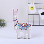 Luz Noturna de Alpaca Lanterna Pintada LED Decoração de Férias Estilo de Posição de Quarto