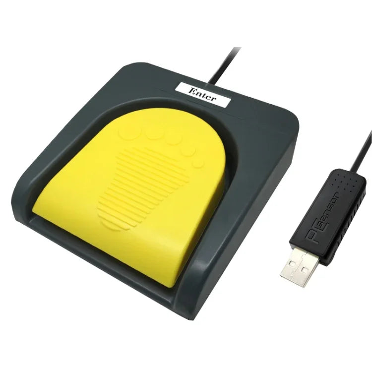 Pcsensor Pedal USB para Controlo de Teclado Adaptador para Computador, FS2016, FS2019
