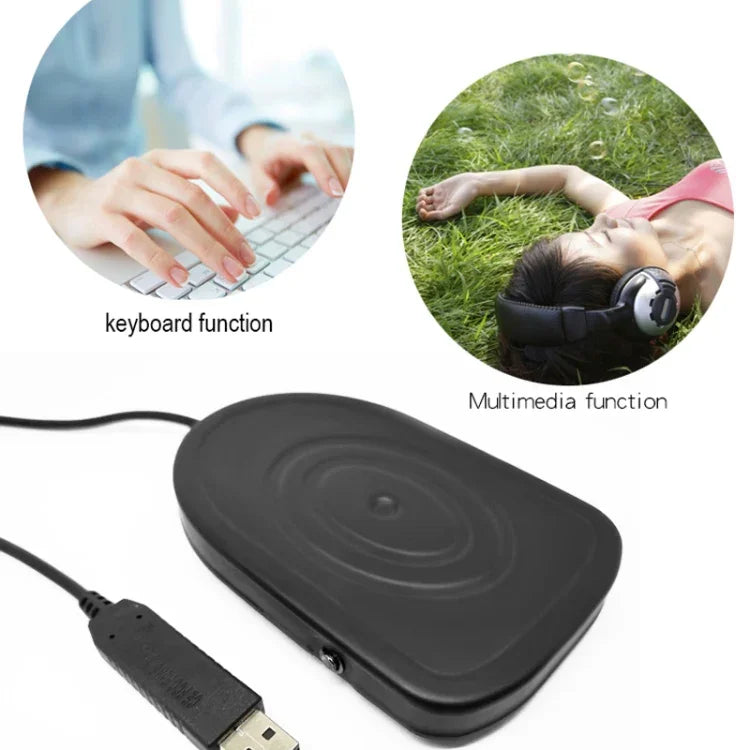 Pcsensor Pedal USB para Controlo de Teclado Adaptador para Computador, FS2016, FS2019