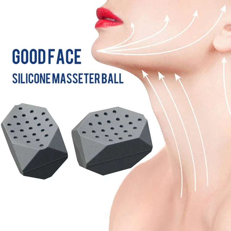 3 UN Bola Masseter de 7ª Geração, Treinador Mandibular, Treinador de Músculos Faciais, Dispositivo de Elevação Facial em Silicone, 7ª Geração (Preto), 7ª Geração (Branco), 7ª Geração (Cinza)