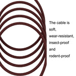 Cabo de microfone balanceado TRS 6,35mm macho para Caron fêmea vermelho e preto, 0,5m, 1m, 1,8m, 3m, 5m, 8m, 10m, 12m, 15m, 20m, 25m, 30m